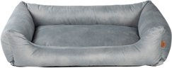 Produktbild von alsa-brand Hundebett Letto Plüsch Grau 60 x 40 cm OEKO-TEX Standard