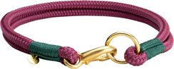 Produktbild von alsa-brand Hundehalsband Bolle Tau Halsband aubergine-tannengrün 45 cm - 45 cm