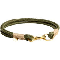 Produktbild von alsa-brand Hundehalsband Bolle Tau Halsband oliv-sand 45 cm