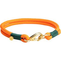 Produktbild von alsa-brand Hundehalsband Bolle Tau-Halsband orange-tannengrün 45 cm