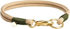 Produktbild von alsa-brand Hundehalsband Bolle Tau Halsband sand-oliv 35 cm