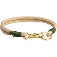 Produktbild von alsa-brand Hundehalsband Bolle Tau Halsband sand-oliv 40 cm - 40 cm