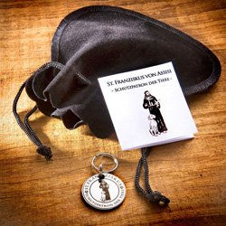 Produktbild von Alsa-brand Hundeplakette Schutzpatron Silber Durchmesser 2,5 cm