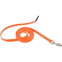 Produktbild von alsa-brand Schleppleine Biothane Orange 2cm Breite 120cm Länge waterproof - 120 cm