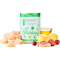 Produktbild von alsa-nature 4-SEASONS Frühlings-Menü Hundefutter Nass Huhn & Ente mit Kartoffel und Cranberry Adult mit hohem Fleischanteil 12 x 400 g