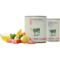 Produktbild von alsa-nature CLASSIC Hundefutter Nass Kalbs-Gericht mit Petersilien-Kartoffel und Kürbis Stückchen in Sauce getreidefrei und glutenfrei 6 x 400 g - 6 x 400 g