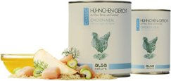 Produktbild von alsa-nature CLASSIC Hundefutter Nass mit Hühnchen, Rind, Reis, Birne und Fenchel Stückchen in Sauce 800 g - 800 g