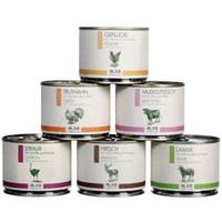 Produktbild von alsa-nature CLASSIC Hundefutter Nassmenü Mix aus Truthahn Hirsch und Strauß Getreidefrei und Glutenfrei 12 x 200 g - 12 x 200 g