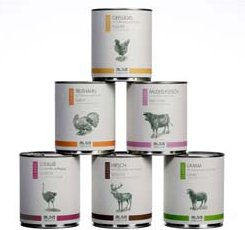 Produktbild von alsa-nature CLASSIC Hundefutter Nassmenü Mix Truthahn Hirsch Strauß Getreidefrei Glutenfrei Monoprotein 120 x 800 g - 120 x 800 g