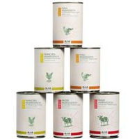 Produktbild von alsa-nature FINEST Muskelfleisch Dosen-Menü-Mix Hundefutter Nass Adult Getreidefrei Glutenfrei Monoprotein Rind Pute Huhn 90 x 400 g - 90 x 400 g