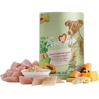 Produktbild von alsa-nature FOODLOVE Hundefutter Nassfutter Huhn und Forelle mit Quinoa, Pastinake und Papaya, glutenfrei, 30 x 300 g - 30 x 300 g