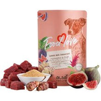 Produktbild von alsa-nature FOODLOVE Hundefutter Nassfutter Lamm mit Amarant, Topinambur & Feige, Stückchen in Sauce, glutenfrei, hoher Fleischanteil, 120 x 300 g - 120 x 300 g