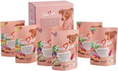 Produktbild von alsa-nature FOODLOVE Nassfutter für Hunde Amarant mit Pute Lamm und Rind getreidefrei und glutenfrei 120 x 300 g - 12 x 300 g