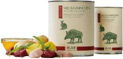 Produktbild von alsa-nature Hundefutter Nass Senior Wild & Kaninchen mit Kartoffel & Löwenzahn Getreidefrei und Glutenfrei 6 x 800 g - 6 x 800 g