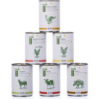 Produktbild von alsa-nature Jubiläum Menü-Mix Hundefutter Nass Adult Stückchen in Sauce Huhn Pute Rind Getreidefrei Glutenfrei Monoprotein 30 x 400 g - 30 x 400 g