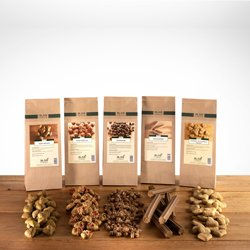 Produktbild von alsa-nature Jubiläums-Schlemmerpaket Kuchen-Mix Hund Belohnungssnack Huhn Truthahn Pute getreidefrei glutenfrei monoprotein 1000g
