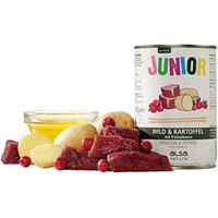 Produktbild von alsa-nature Junior Hundefutter Nass Wild mit Kartoffel und Preiselbeere Getreidefrei 6 x 400 g - 6 x 400 g