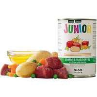 Produktbild von alsa-nature Junior Hundefutter Nassfutter Lamm mit Kartoffel Erbse und Karotte 12 x 400 g - 12 x 400 g