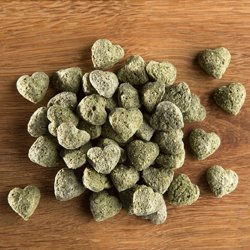 Produktbild von alsa-nature Kräuter-Herzen Vegan Funktionssnack für Adult Hunde zur Verdauung 2 x 500 g - 2 x 500 g