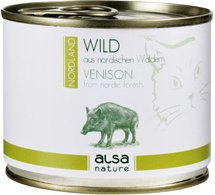 Produktbild von alsa-nature NORDLAND Wild Nassfutter für Hunde Sensitive mit Geflügel und Rind 12 x 200 g - 12 x 200 g