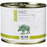 Produktbild von alsa-nature NORDLAND Wild Nassfutter für Hunde Sensitive mit Geflügel und Rind 12 x 200 g - 12 x 200 g