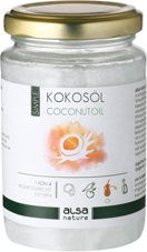 Produktbild von alsa-nature SIMPLE Kokosöl Vegan Nahrungsergänzung 3 x 200 ml - 3 x 200 ml
