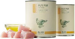 Produktbild von alsa-nature SINGLE Pute pur Hundefutter Nass mit Stückchen in Sauce hypoallergen monoprotein 400 g - 400 g