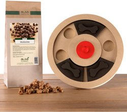 Produktbild von Alsa Nature Spiel- und Snackpaket Hera mit Intelligenzspielzeug und Belohnungssnack für Hunde in Beige - 250 g