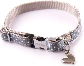 Alter Ego Hundehalsband gepunktet aus Nylon Braun XS – Bild 1 von 2