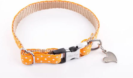 Produktbild von Alter Ego Hundehalsband mit Punkten aus Polyester in Orange Größe XS