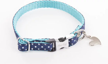Produktbild von Alter Ego Hundehalsband mit Punkten Blau XS für kleine Hunde