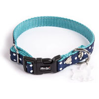 Produktbild von Alter Ego Hundehalsband mit Punkten in Blau Türkis Größe S