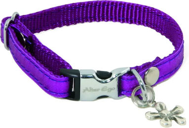 Produktbild von Alter Ego Hundehalsband XS aus Nylon in Lila für erwachsene Hunde