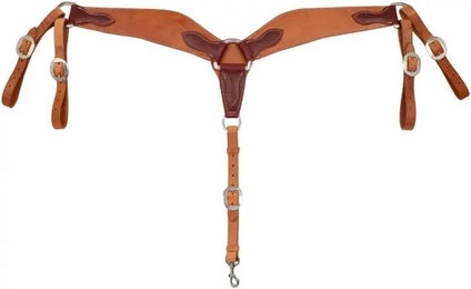 Produktbild von AmaHorse Jagdhalsband für Pferde aus Leder in Braun