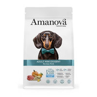 Produktbild von Amanova Getreidefreies Trockenfutter mit iberischem Schweinefleisch für kleine Hunde