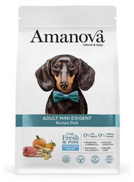 Amanova Getreidefreies Trockenfutter mit iberischem Schweinefleisch für kleine Hunde – Bild 1 von 1