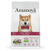 Produktbild von Amanova Hundefutter mit Pute zur Gewichtsreduktion für übergewichtige Hunde