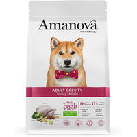 Produktbild von Amanova Hundefutter mit Pute zur Gewichtsreduktion für übergewichtige Hunde