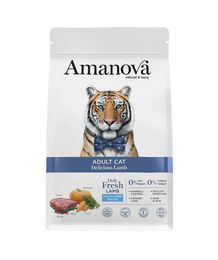 Produktbild von Amanova Hypoallergenes Getreidefreies Katzen Trockenfutter Lamm Adult 1,5 kg