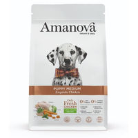 Produktbild von Amanova Medium Hühnchen Welpen-Kroketten