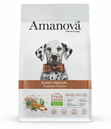 Amanova Medium Hühnchen Welpen-Kroketten – Bild 1 von 1
