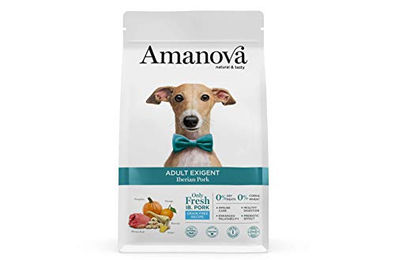 Amanova Super Premium Getreidefreies Trockenfutter für erwachsene Hunde mit iberischem Schweinefleisch 10 kg – Bild 1 von 1