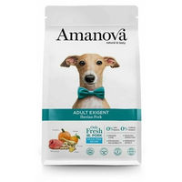 Produktbild von Amanova Super Premium Trockenfutter für erwachsene Hunde mit iberischem Schweinefleisch getreidefrei und hypoallergen 2 kg