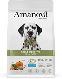 Amanova Super Premium Trockenhundefutter für Erwachsene mit Kaninchenfleisch getreidefrei und hypoallergen 2 kg – Bild 1 von 1
