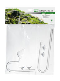 Produktbild von Amazing Aqua Glas Ein- und Auslass Lilly Pipe Set für Aquarien 12 mm Transparent