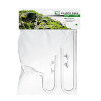 Produktbild von Amazing Aqua Glas Ein- und Auslass Lilly Set für Aquarien 16 mm Transparent