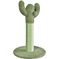 Produktbild von Amazon Basics Kratzbaum für Hauskatzen Kaktus-Design mit Sisal Stamm in Grün 65 cm