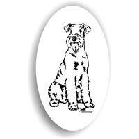 Produktbild von Amberdog Airedale Terrier Aufkleber Sticker