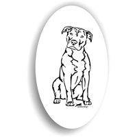 Produktbild von Amberdog American Staffordshire Terrier Aufkleber Sticker