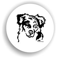 Produktbild von Amberdog Australian Shepherd Aufkleber Sticker